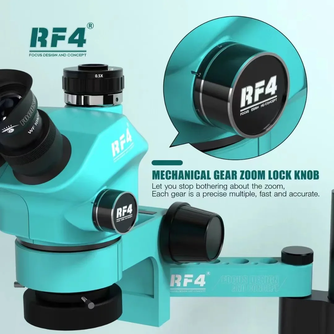 Electronics Repair Degree - กล้องจุลทรรศน์ 2025RF4 รุ่น RF-7050pro- FO19 หมุนได้