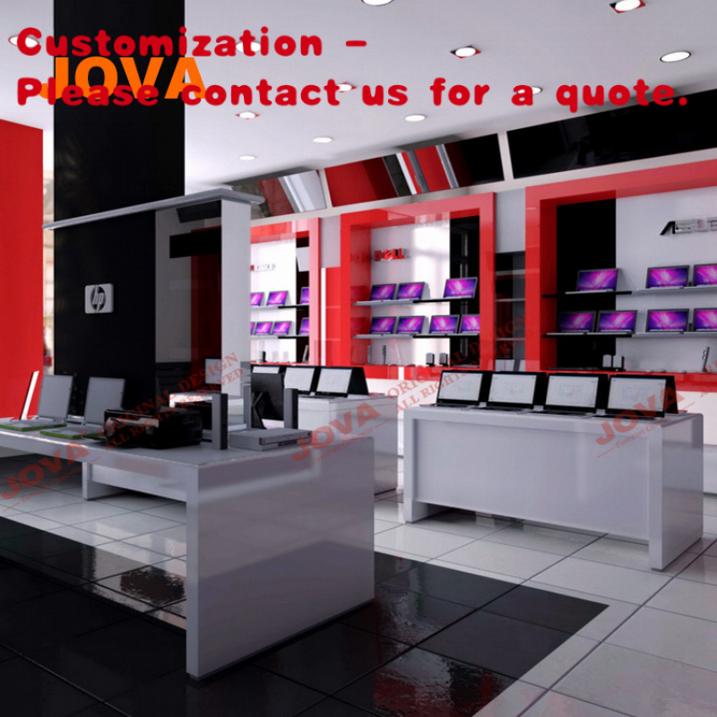 Electronics Repair Store - ไอเดียการออกแบบตกแต่งภายในร้านค้า โชว์รูมจอแสดงผลอิเล็กทรอนิกส์ ร้านซ่อมคอมพิวเตอร์ เฟอร์นิเจอร์