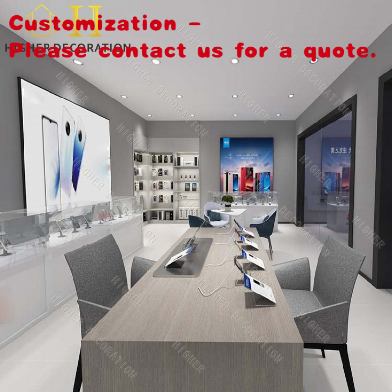 Electronics Repair Store - ไอเดียการออกแบบตกแต่งภายในร้านค้าโทรศัพท์มือถือ โชว์รูมจอแสดงผลอิเล็กทรอนิกส์ เฟอร์นิเจอร์สำหรับจัดแสดงสินค้าร้านซ่อมคอมพิวเตอร์