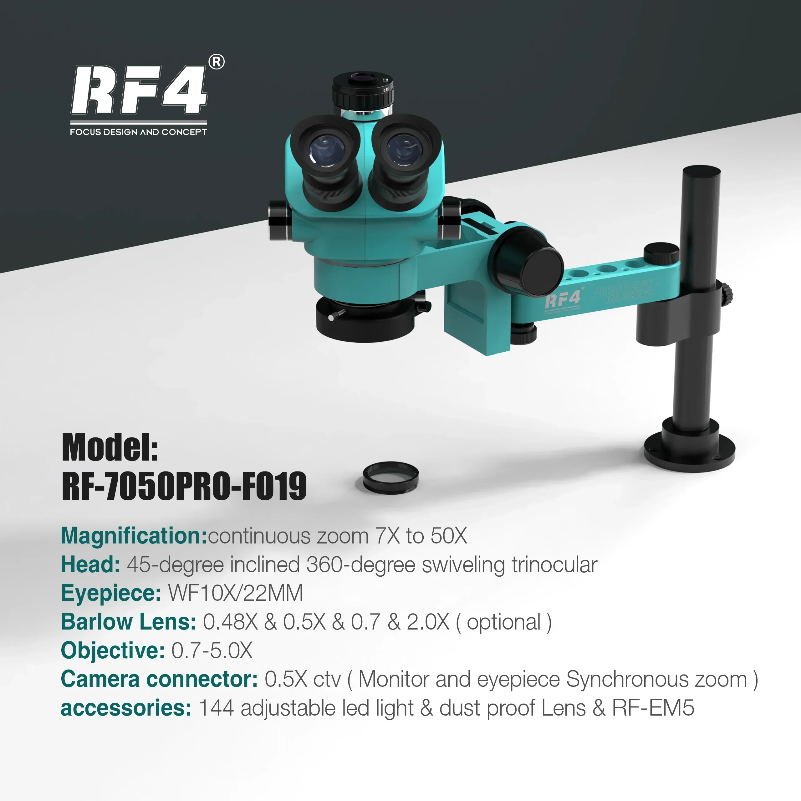 กล้องจุลทรรศน์ 2025/RF4 รุ่น R - Electronics Repair Degree บทวิจารณ์และราคา
