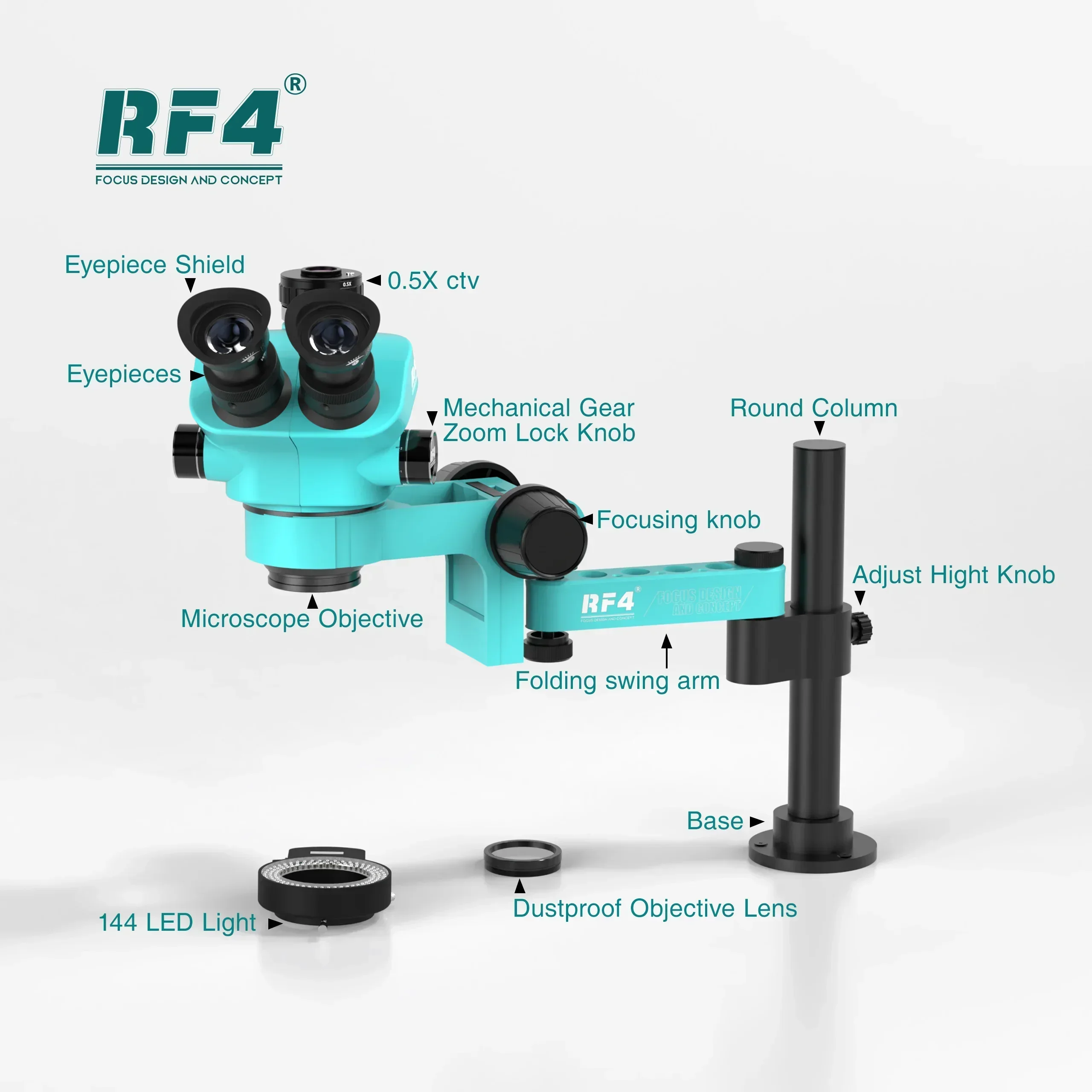 กล้องจุลทรรศน์ 2025/RF4 รุ่น R - Electronics Repair Degree บทวิจารณ์และราคา