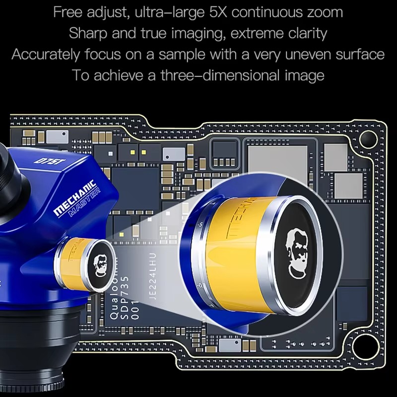กล้องจุลทรรศน์สเตอริโอแบบสามตา - Electronics Repair Degree บทวิจารณ์และราคา