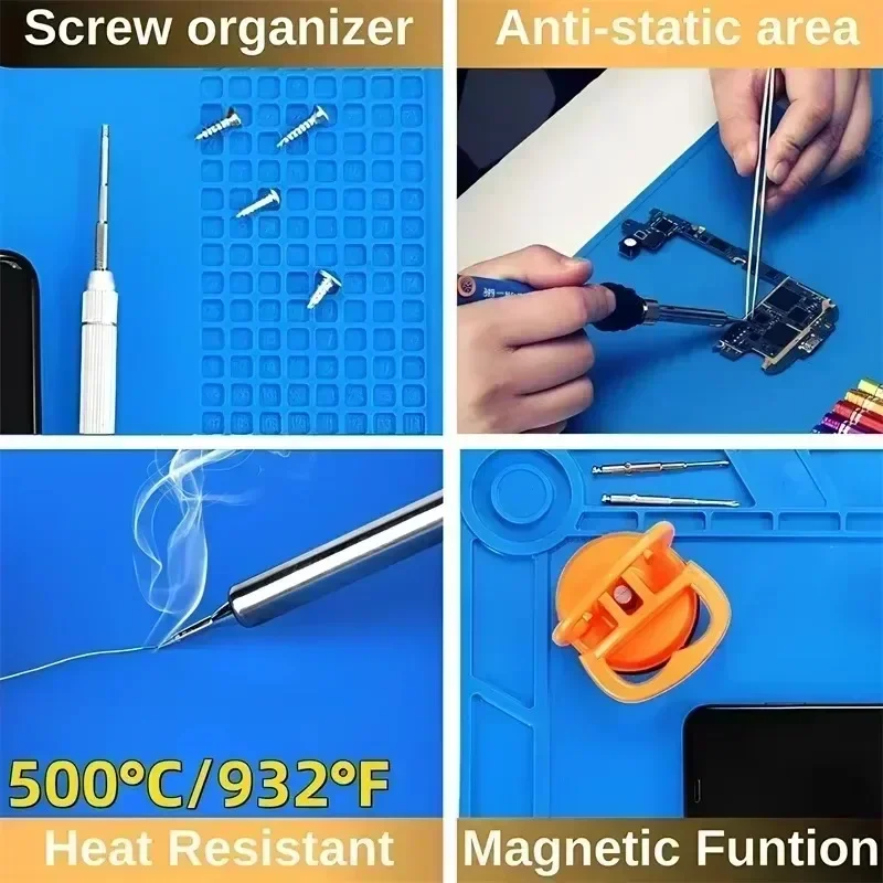 45*30 ซม.ความร้อนฉนวนกันความร้ - Electronics Repair Workstation บทวิจารณ์และราคา