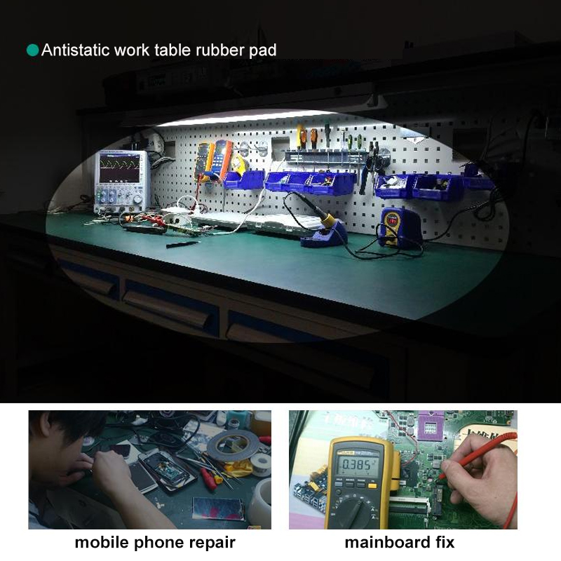 แผ่นรองงานโต๊ะ 3 มม. ป้องกันไฟ - Electronics Repair Tools บทวิจารณ์และราคา