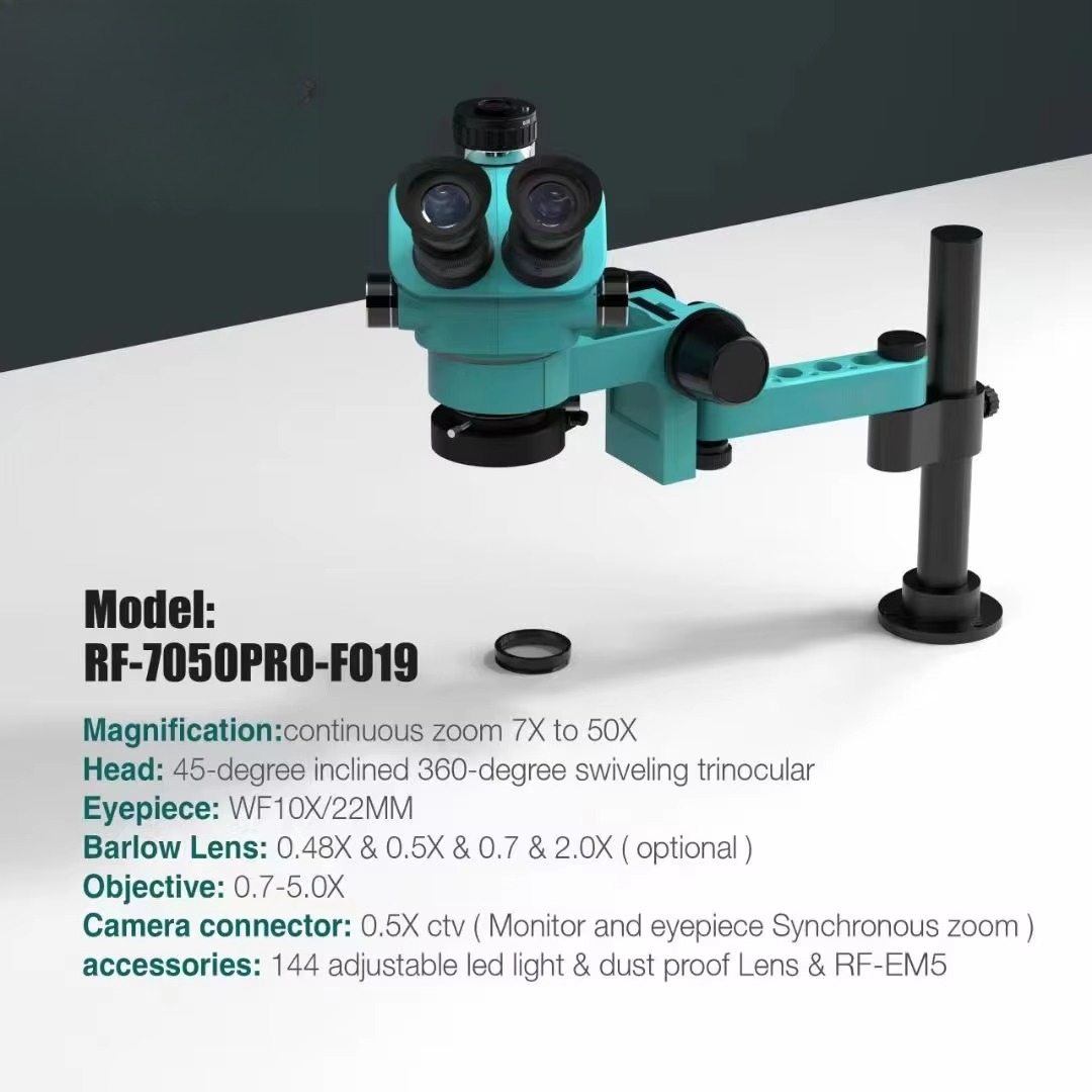 กล้องจุลทรรศน์ RF-7050pro- FO1 - Electronics Repair Degree บทวิจารณ์และราคา